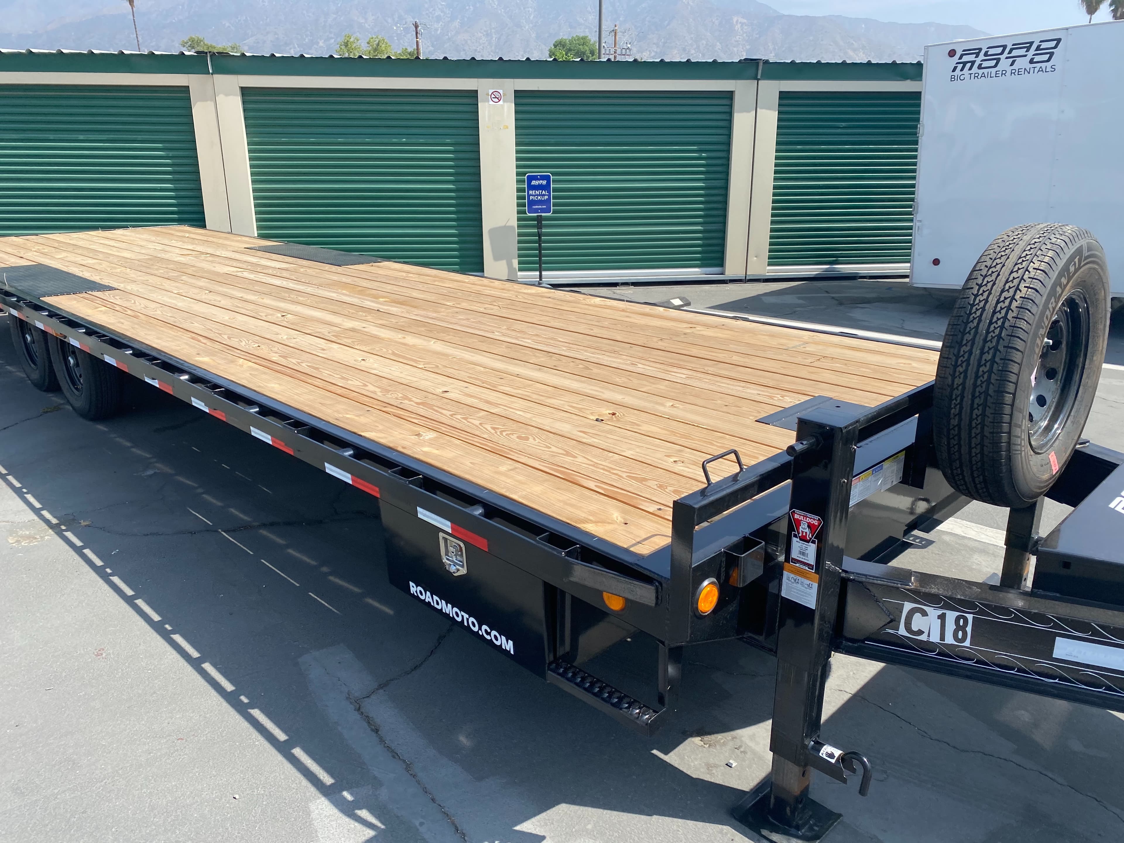 28ft Flatbed Deckover Trailer for rent - photo 1 of 5